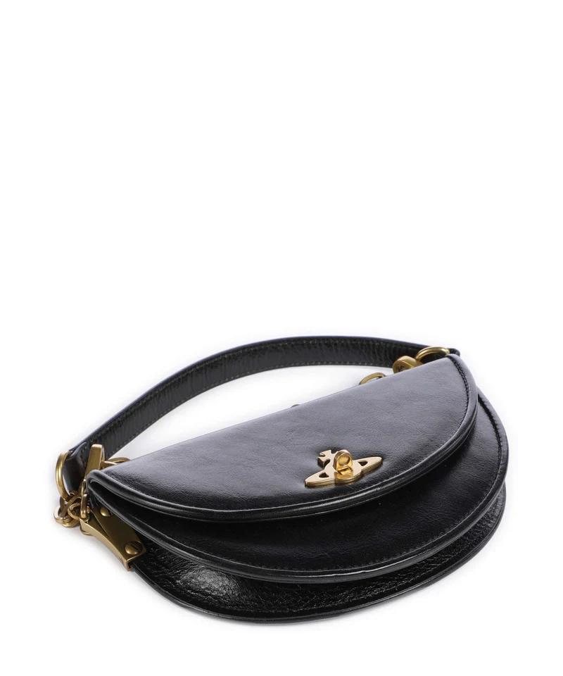 Vivienne Westwood Bonnie Polished Sac bandoulière black