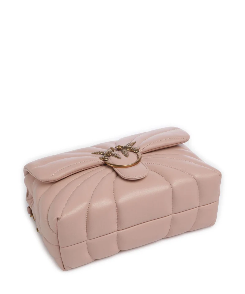 Pinko Love Puff Classic Sac porté épaule cipria/antique gold