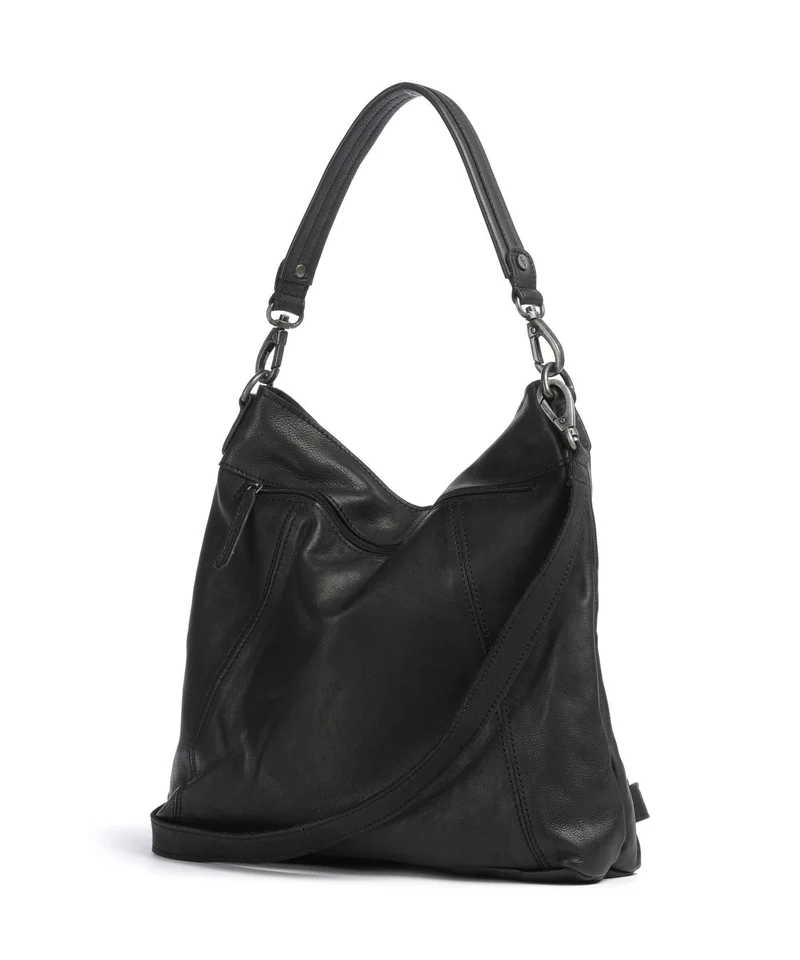 The Chesterfield Brand Washed Waxed Cow Sintra Sac fourre-tout black