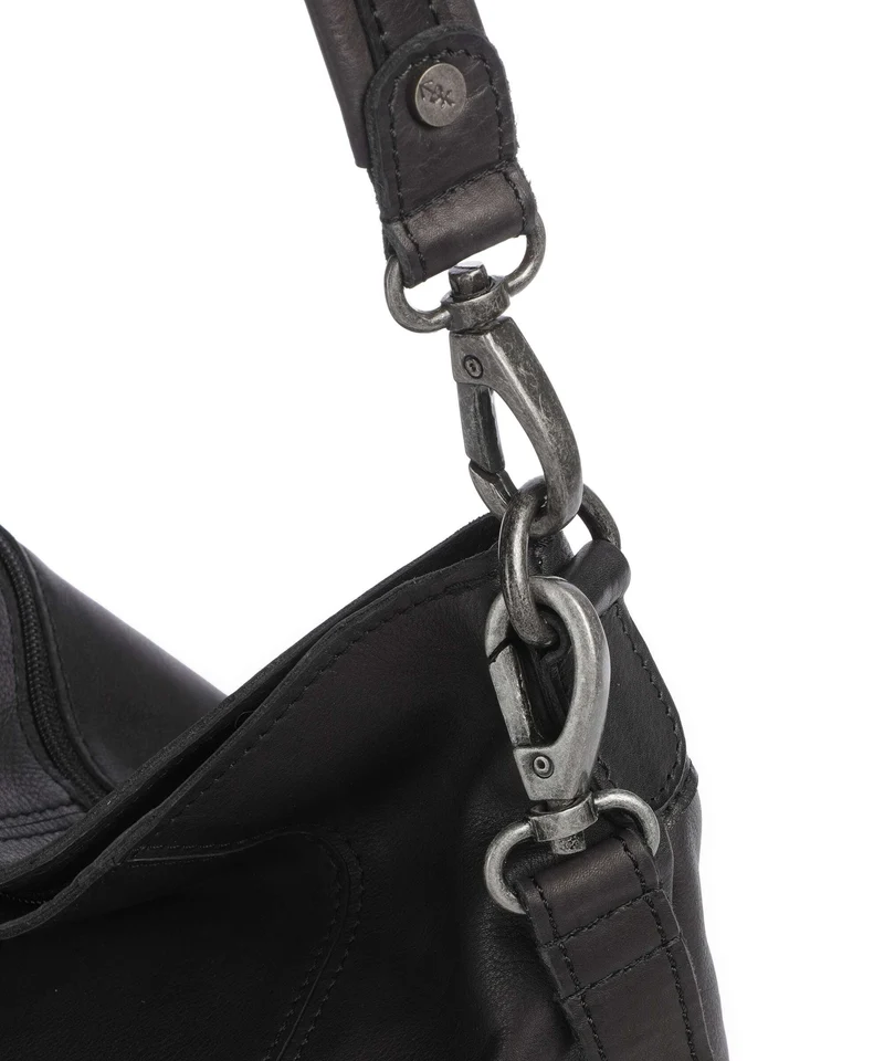 The Chesterfield Brand Washed Waxed Cow Sintra Sac fourre-tout black