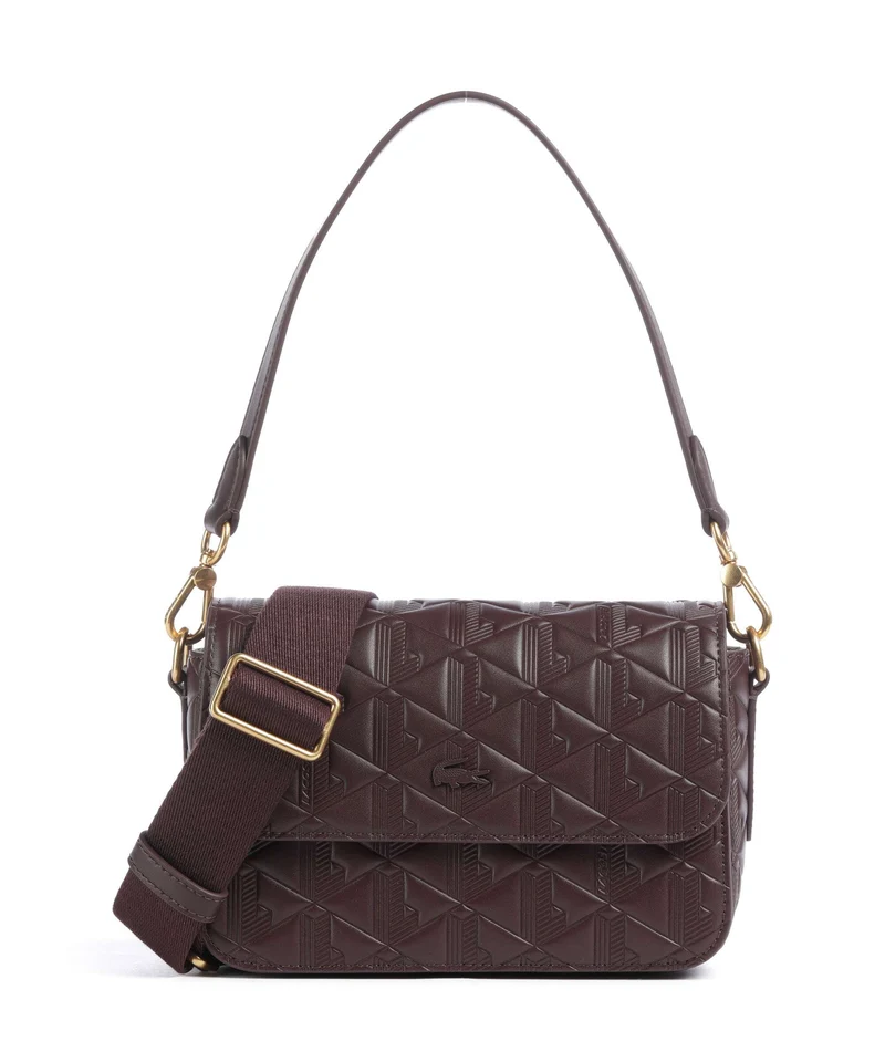 Lacoste Maheki Sac porté épaule fudge