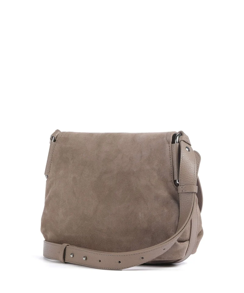 Coccinelle Rebekka Suede Sac bandoulière warm taupe