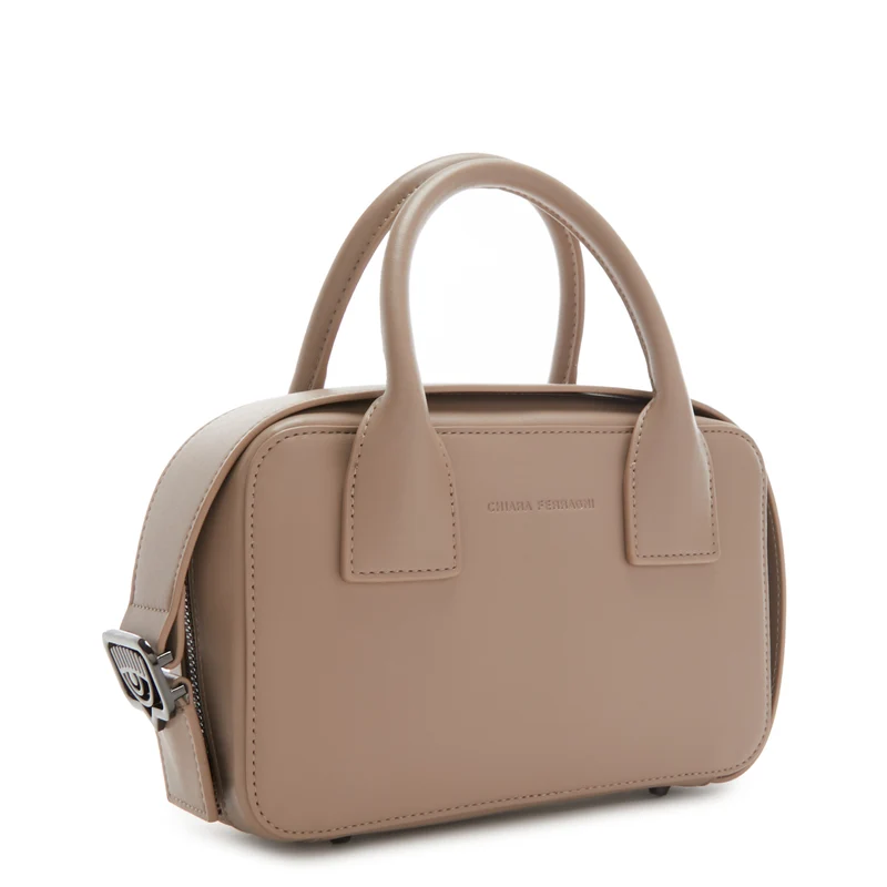 Chiara Ferragni Eyelike Sac Besace Marron 75SB4BBC-ZS517-706