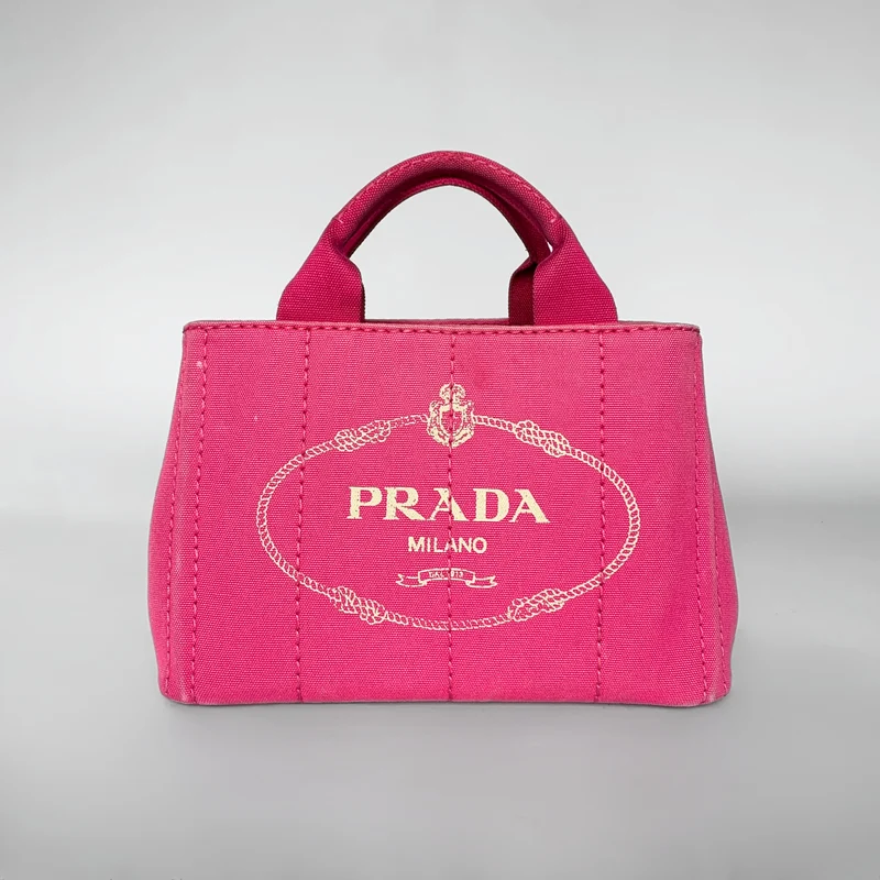 Prada Petit sac fourre-tout en toile Canapa