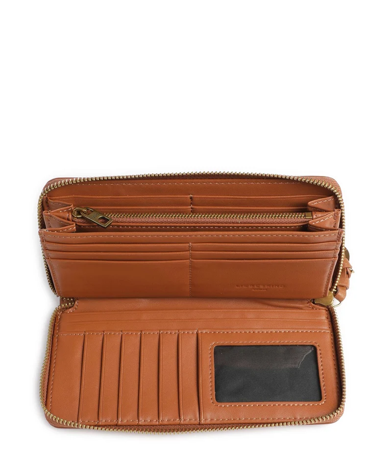 Liebeskind Gigi Capri Cow Naturale L Portefeuille cognac