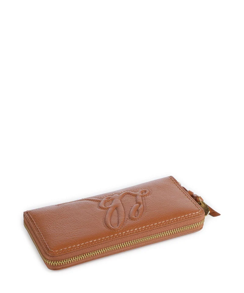 Liebeskind Gigi Capri Cow Naturale L Portefeuille cognac