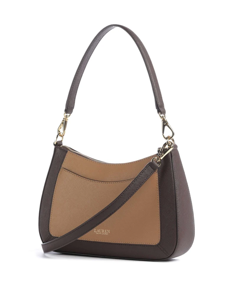 Lauren Ralph Lauren Danni 26 Sac porté épaule camel/chestnut brown