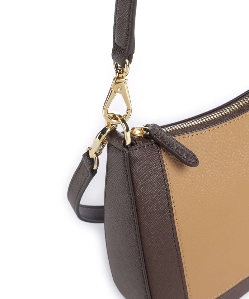 Lauren Ralph Lauren Danni 26 Sac porté épaule camel/chestnut brown