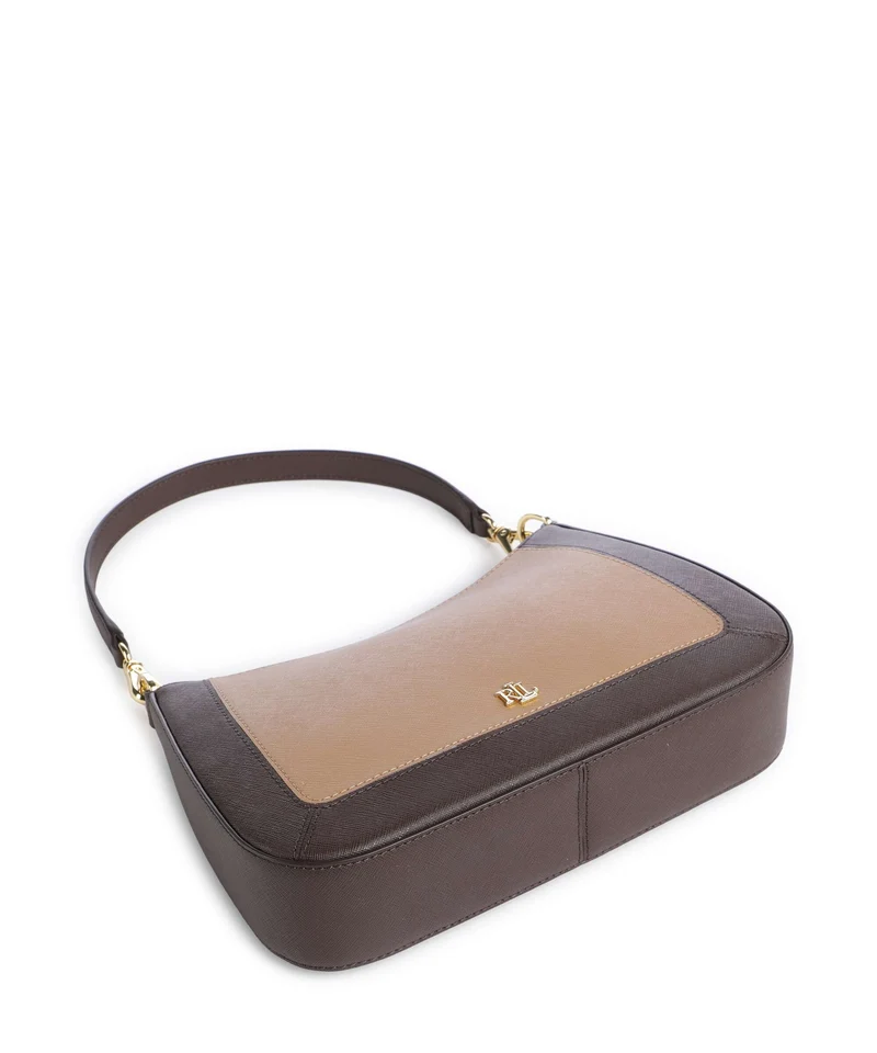 Lauren Ralph Lauren Danni 26 Sac porté épaule camel/chestnut brown