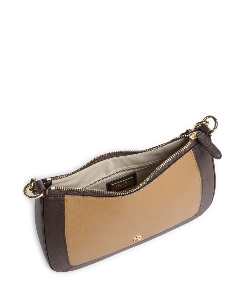 Lauren Ralph Lauren Danni 26 Sac porté épaule camel/chestnut brown