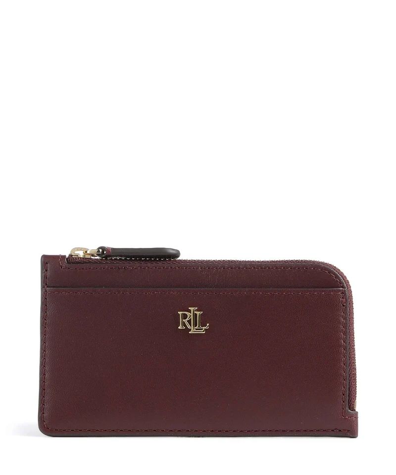 Lauren Ralph Lauren Étui à cartes crédit dark garnet