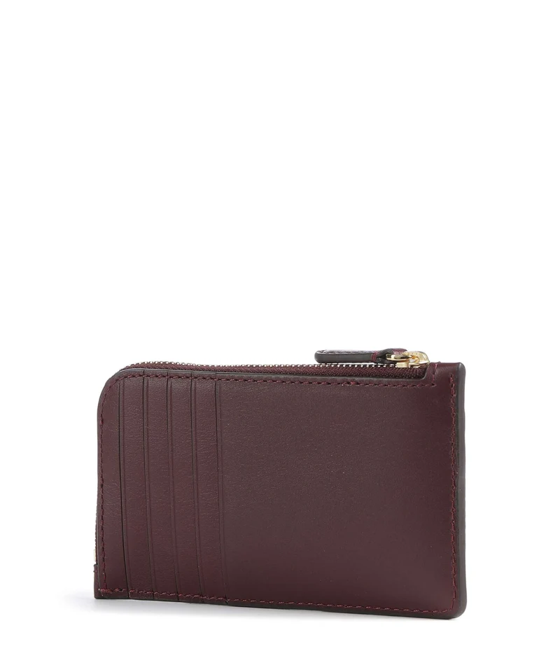 Lauren Ralph Lauren Étui à cartes crédit dark garnet