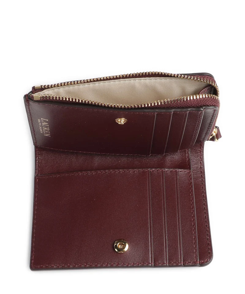 Lauren Ralph Lauren Small Étui à cartes crédit dark garnet