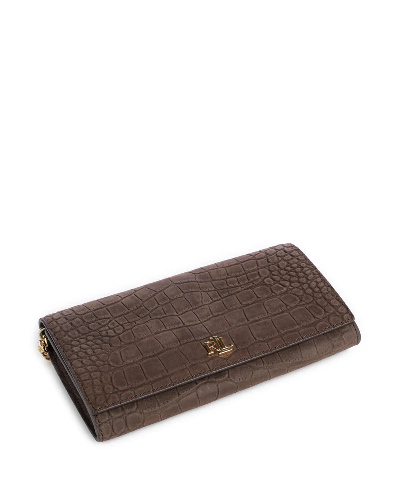 Lauren Ralph Lauren Adair II Large Portefeuille chestnut brown