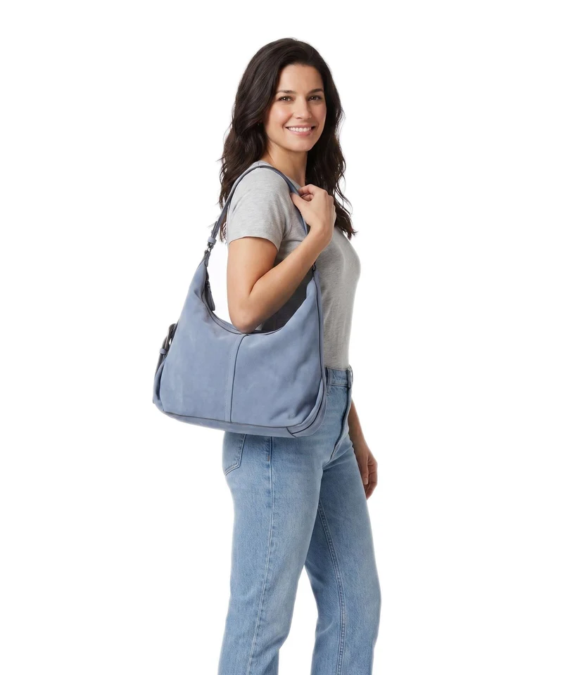 Liebeskind Paris II Hydro Suede M Sac fourre-tout flower blue