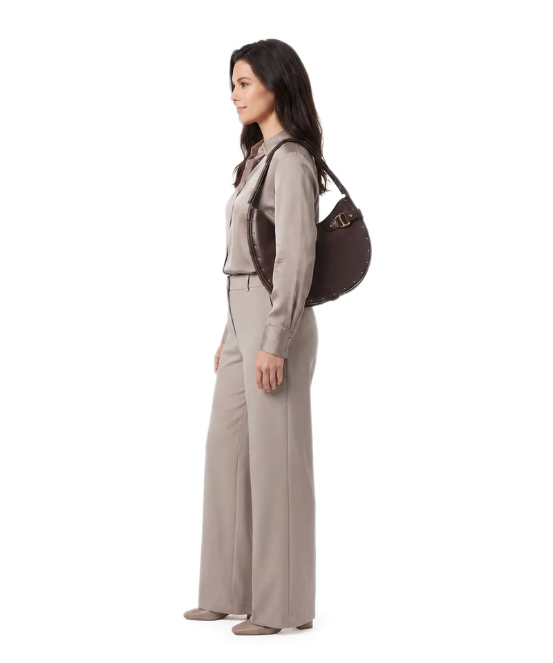 Lauren Ralph Lauren Tasha Large Sac porté épaule chestnut brown