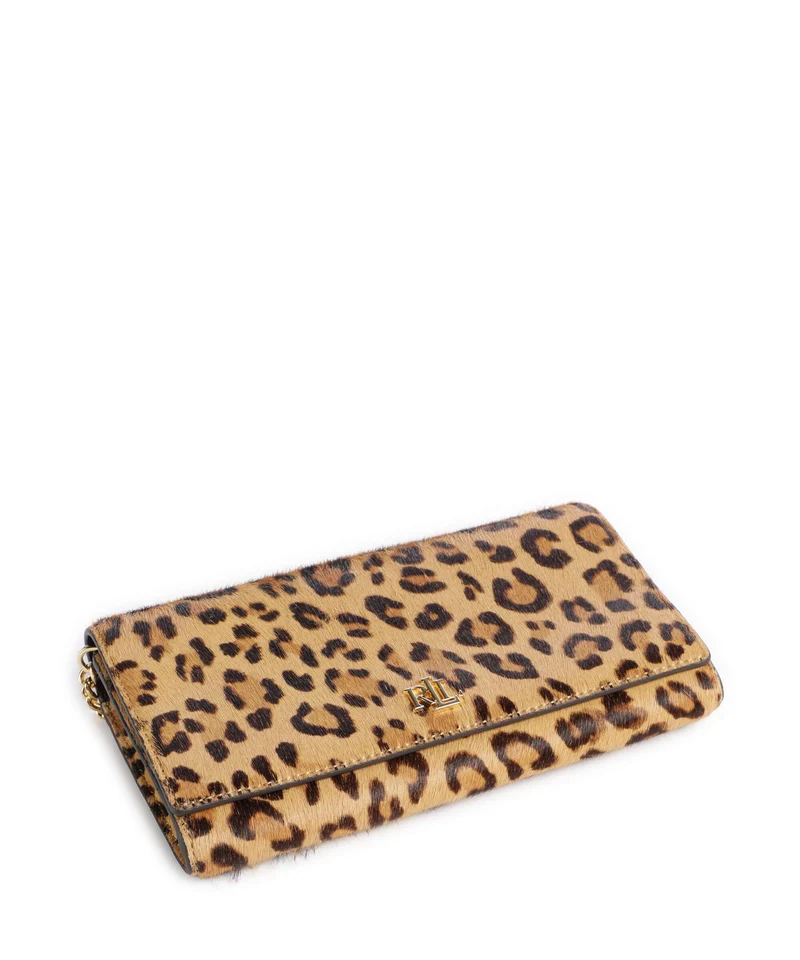 Lauren Ralph Lauren Adair II Large Portefeuille modern leopard/chestnut brown