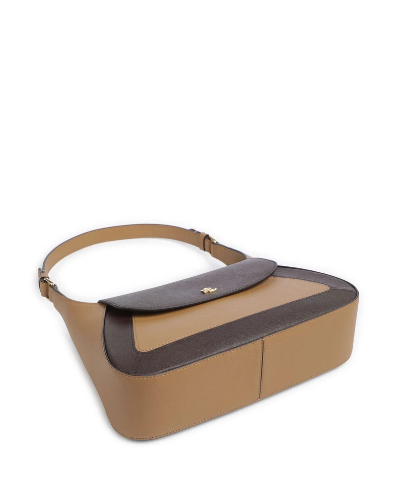 Lauren Ralph Lauren Schylar Medium Sac porté épaule camel/chestnut brown