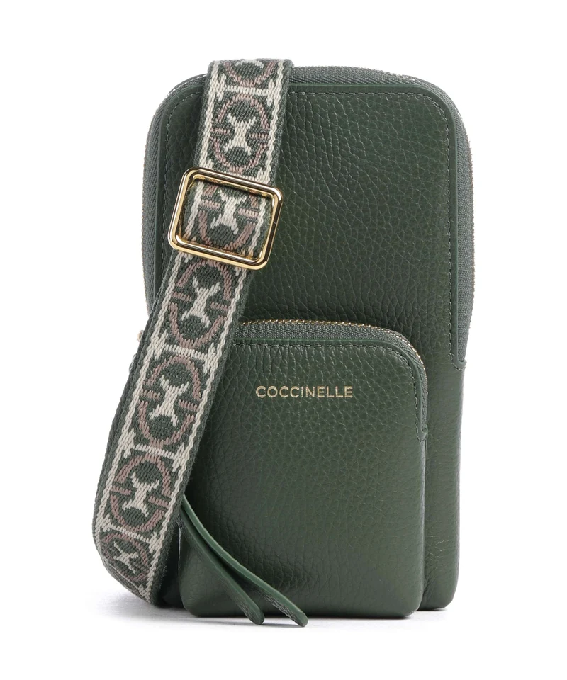 Coccinelle Pixie Pochette telephone garden green