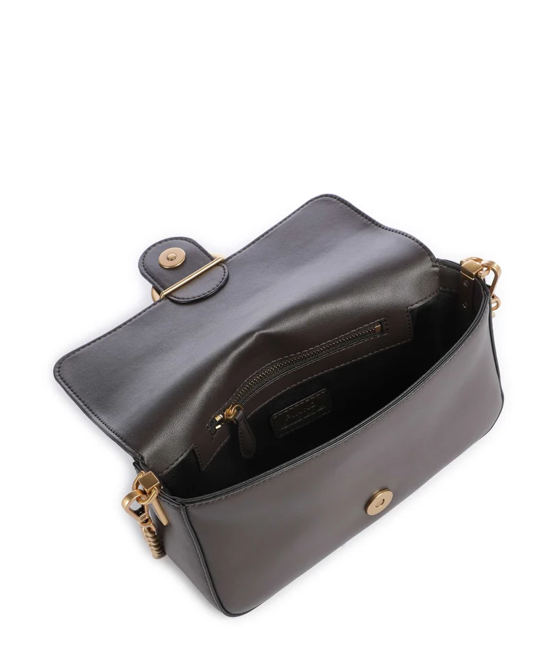 Pinko Love One Mini Slouchy Sac bandoulière marrone marasca/antique gold
