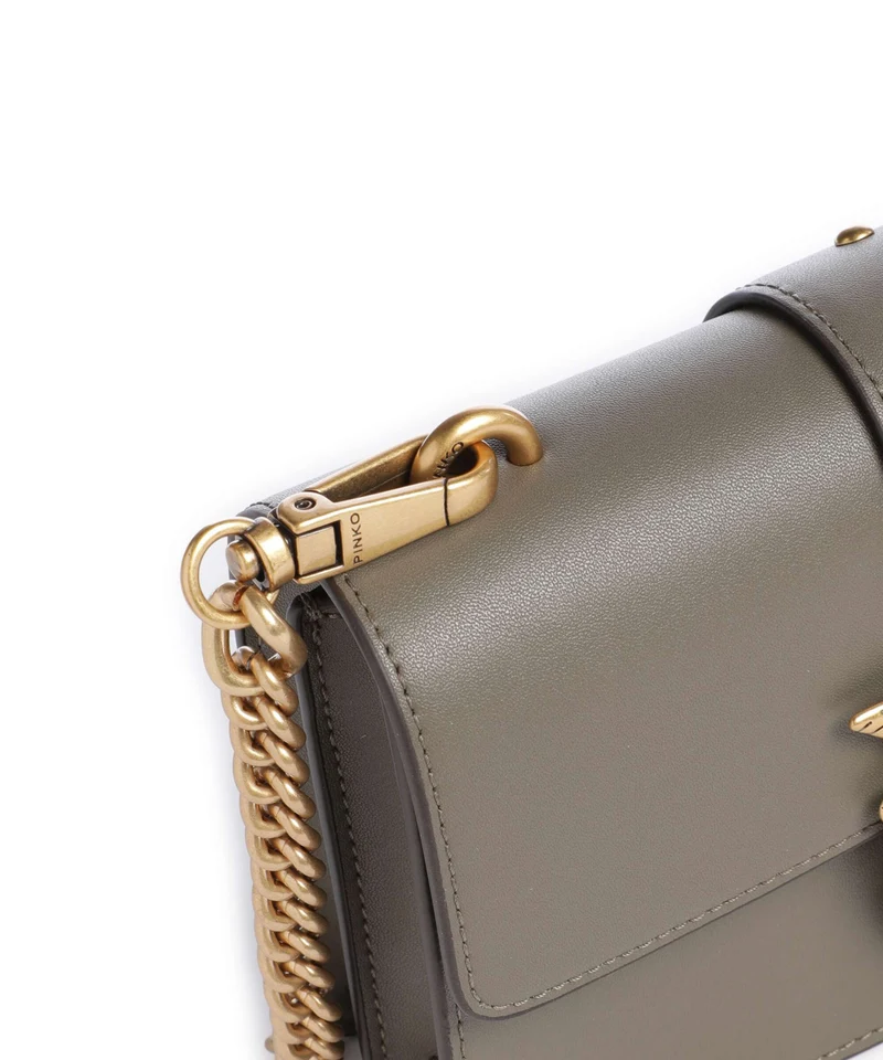 Pinko Love One Mini Sac bandoulière verde/oliva scuro/antique gold