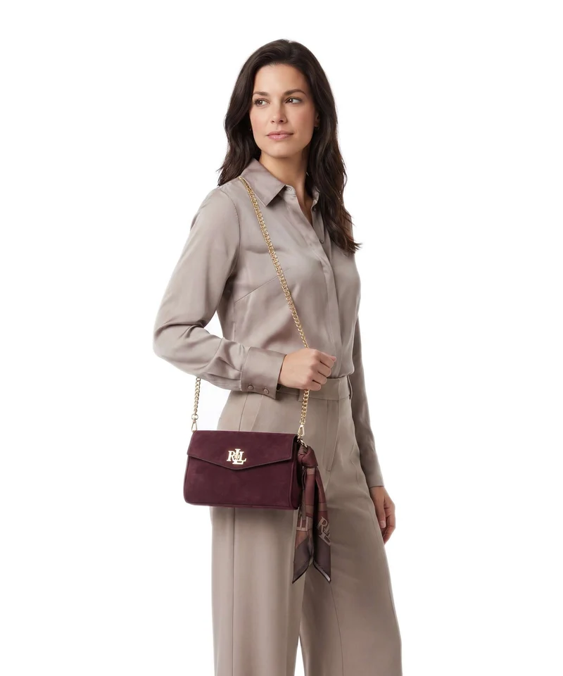Lauren Ralph Lauren Tanner Large Sac bandoulière dark garnet/urban bltng/garnet multi