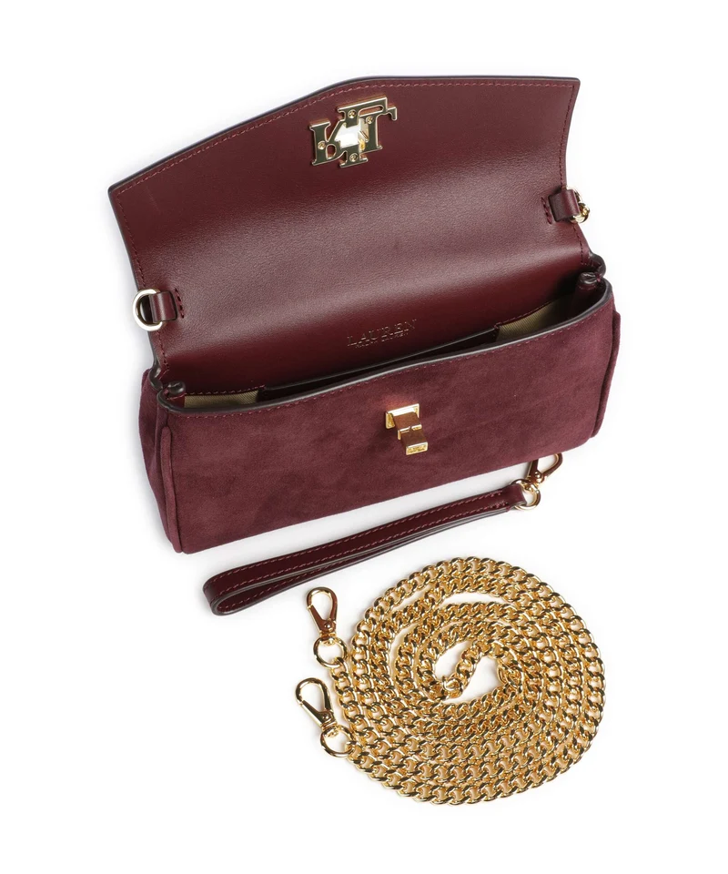 Lauren Ralph Lauren Tanner Large Sac bandoulière dark garnet/urban bltng/garnet multi