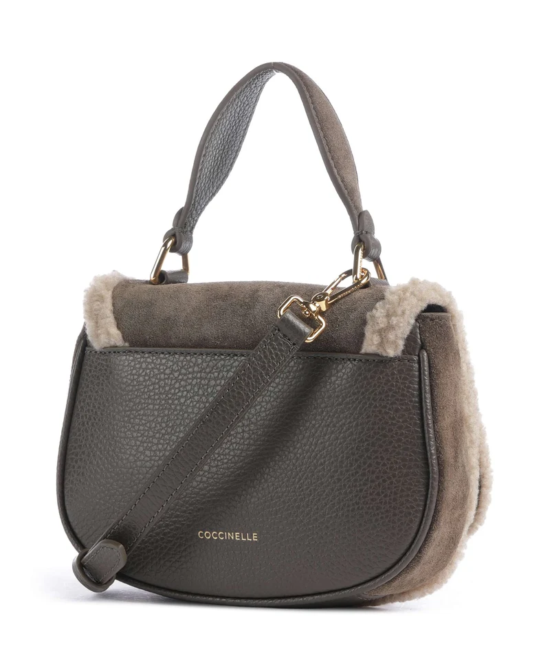 Coccinelle Mavery Suede Eco Sac bandoulière fango/warm taupe
