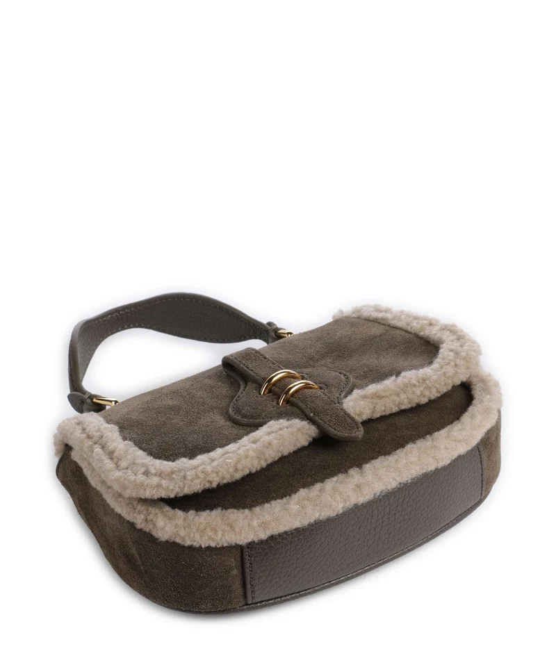 Coccinelle Mavery Suede Eco Sac bandoulière fango/warm taupe