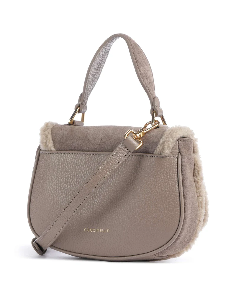Coccinelle Mavery Suede Eco Sac bandoulière warm taupe