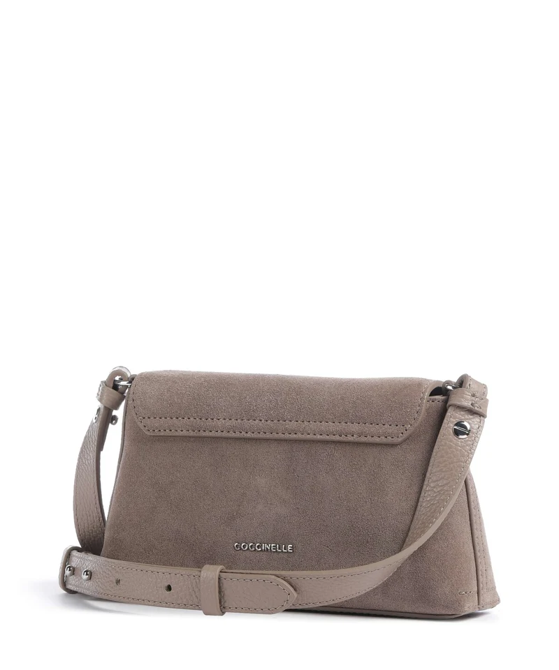 Coccinelle Nikla Suede Sac bandoulière warm taupe