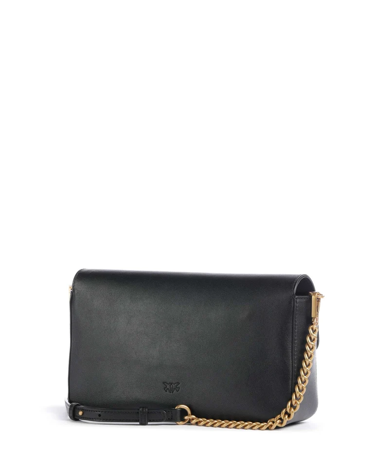 Pinko Love One Classic Slouchy Sac bandoulière nero/antique gold