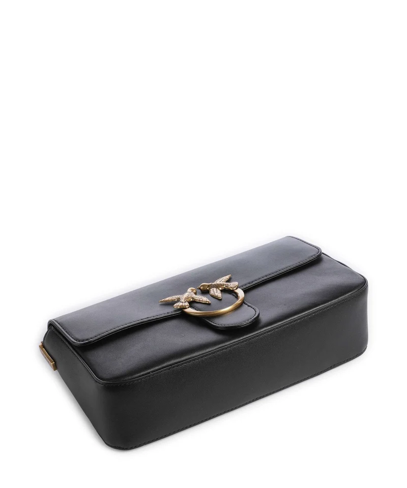 Pinko Love One Classic Slouchy Sac bandoulière nero/antique gold