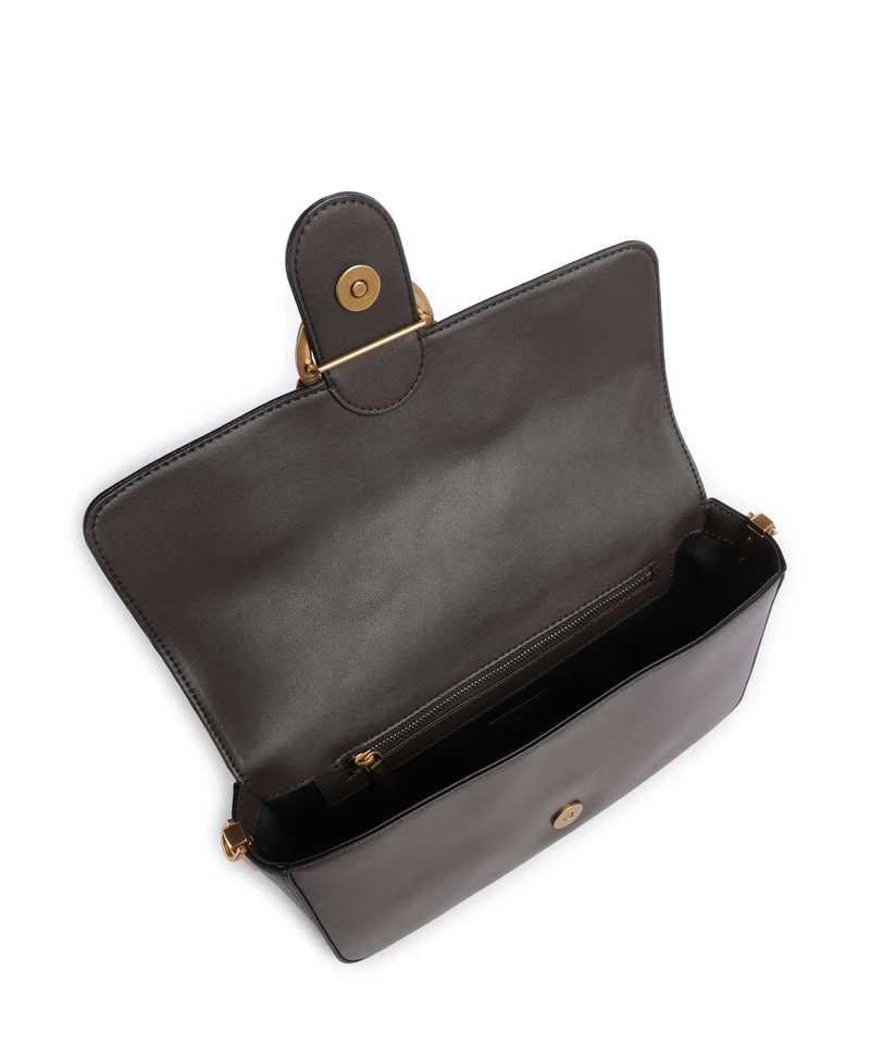 Pinko Love One Classic Slouchy Sac bandoulière marrone marasca/antique gold
