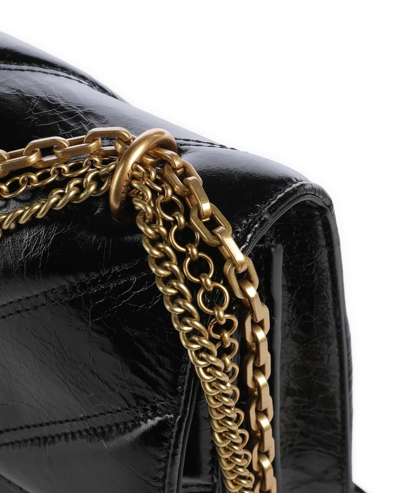 Pinko Love One Classic Sac porté épaule nero/antique gold