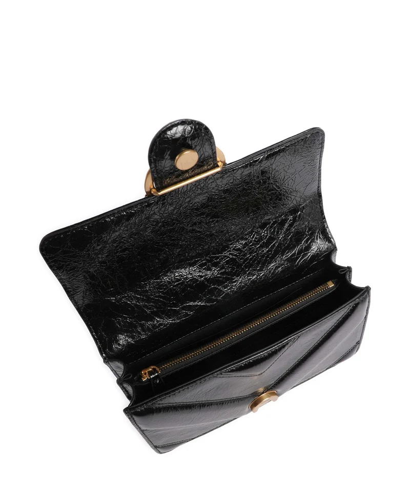 Pinko Love One Mini Sac porté épaule nero/antique gold