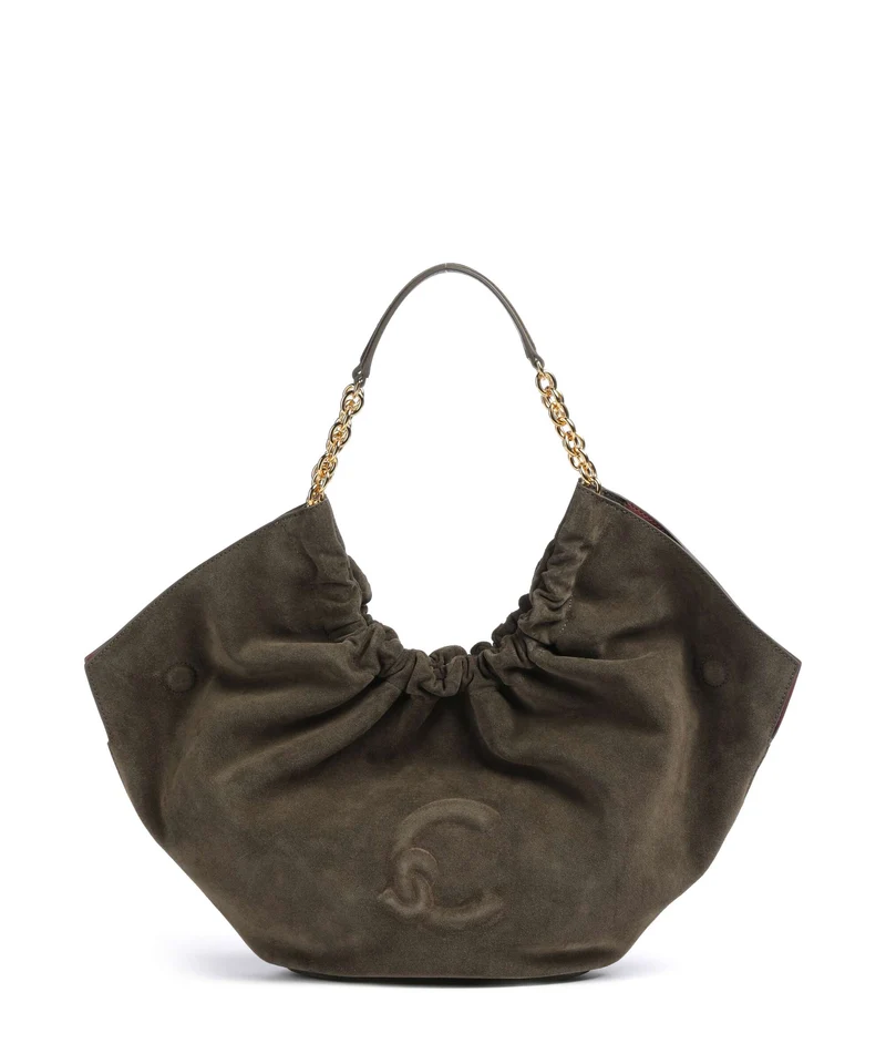 Coccinelle Smash Suede Sac fourre-tout fango