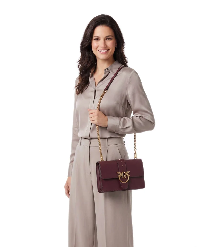 Pinko Love One Classic Sac bandoulière ribes intenso/antique gold