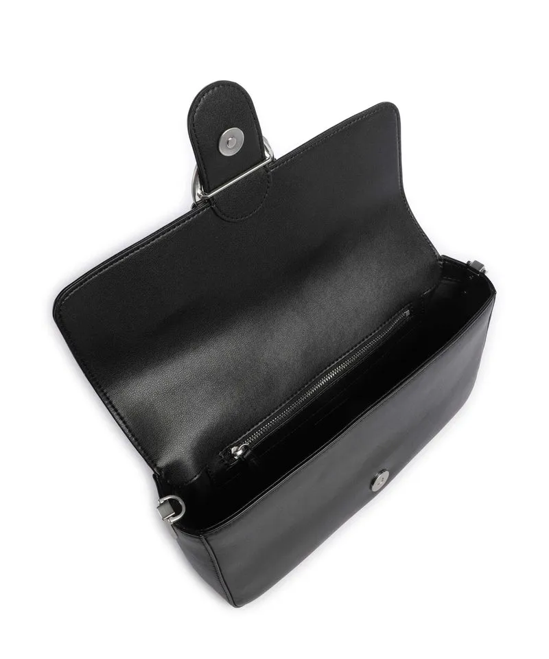 Pinko Love One Classic Slouchy Sac bandoulière nero limousine/matt silver