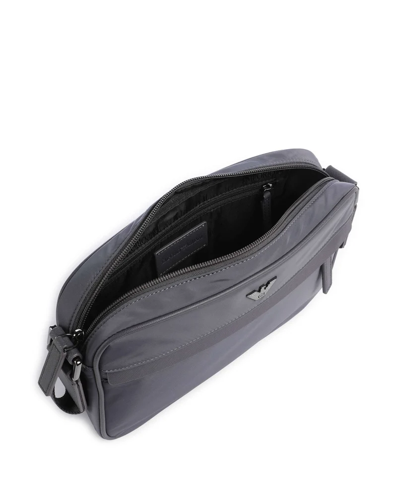 Emporio Armani Nylon Recycled Sac bandoulière grey