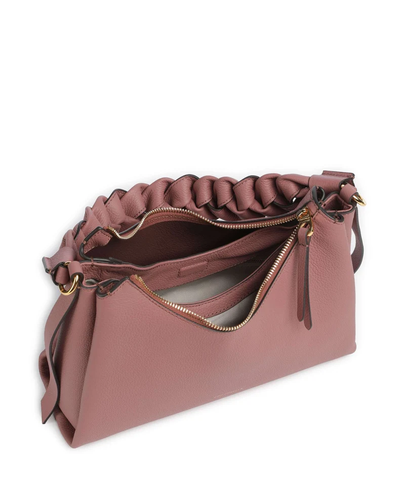 Coccinelle Boheme Grana Double Sac porté épaule winter rose/berry