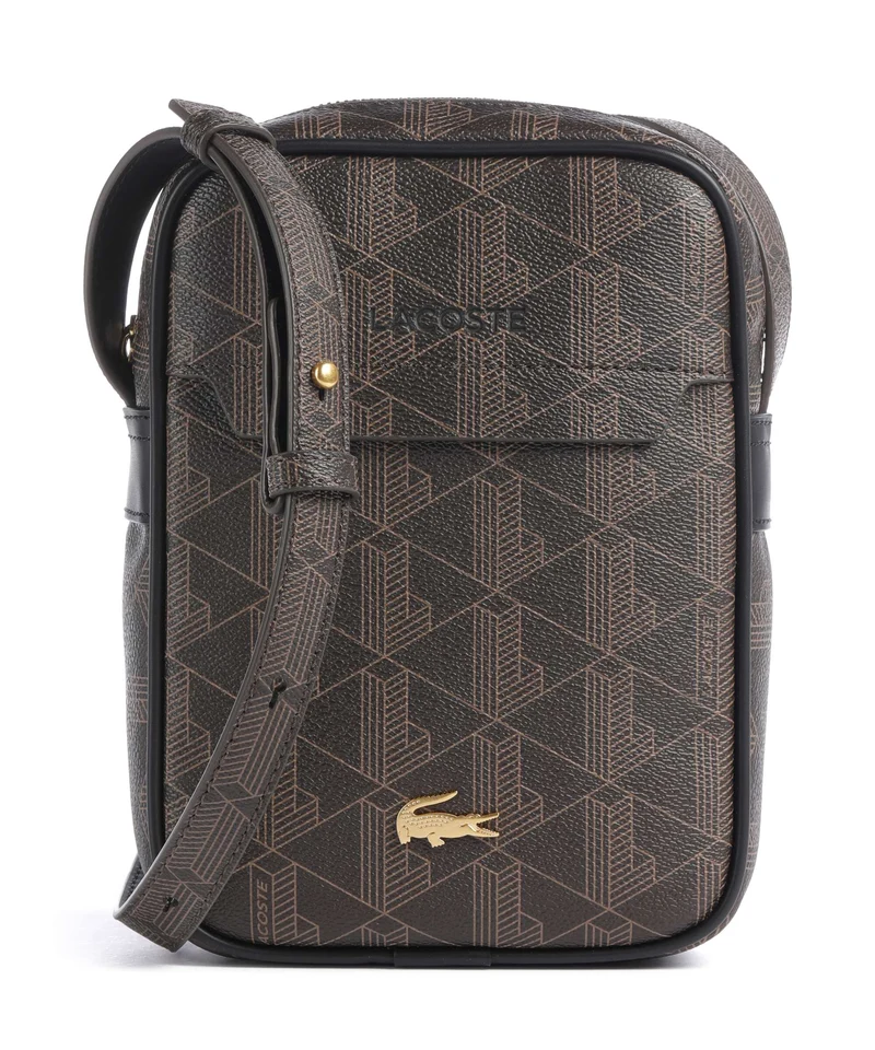 Lacoste The Blend Sac bandoulière mono slate black shitake
