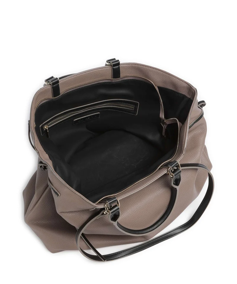 Valentino Bags Fiamma Re Cabas taupe/nero