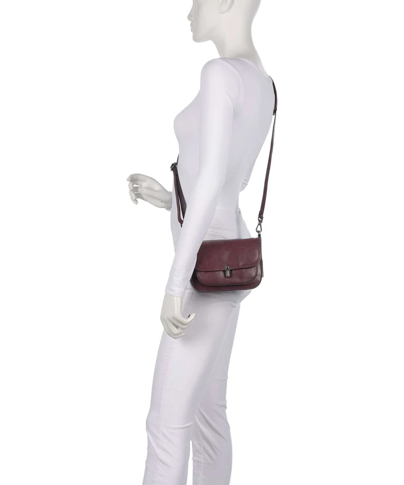 Aunts & Uncles Grandma's Luxury Club Mrs. Waffle Sac bandoulière dark cherry