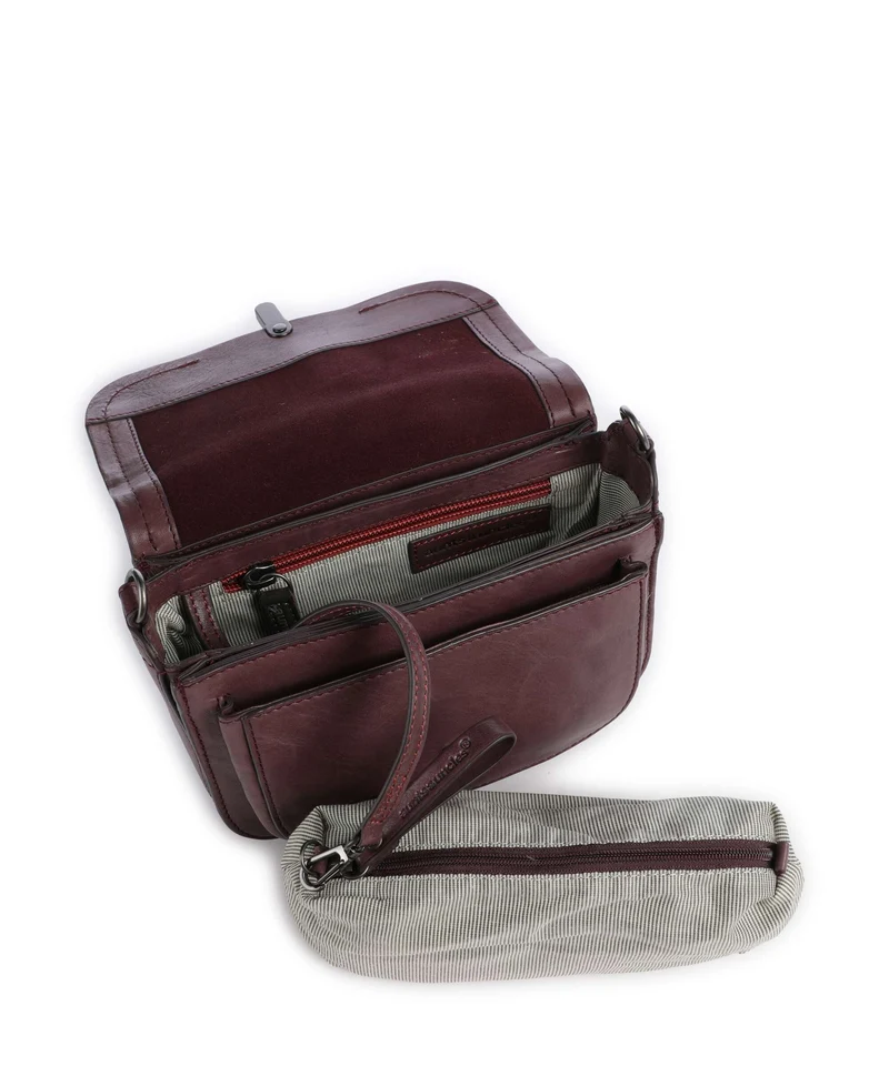 Aunts & Uncles Grandma's Luxury Club Mrs. Waffle Sac bandoulière dark cherry