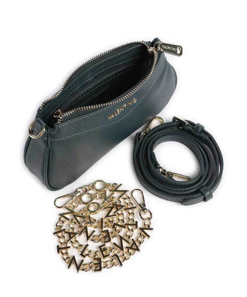 Valentino Bags Elly Sac porté épaule petrolio