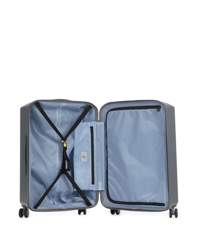 Delsey Paris x United Colors of Benetton UCB Hardside Valise 4 roues steel grey