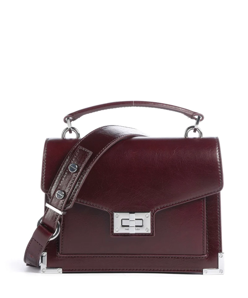 The Kooples Emily Small Sac bandoulière bordeaux