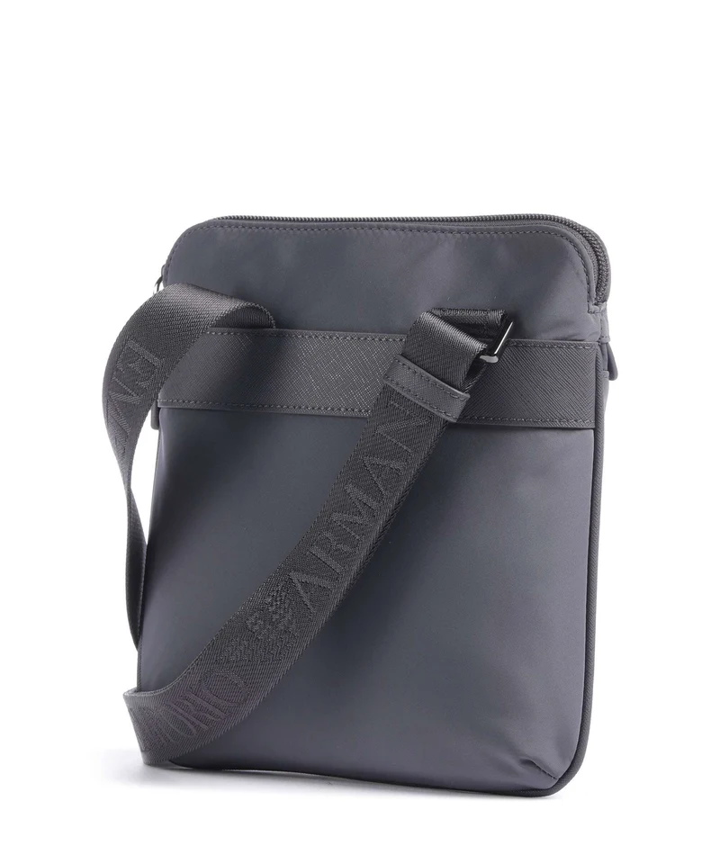 Emporio Armani Nylon Recycled Sac bandoulière blackened pearl