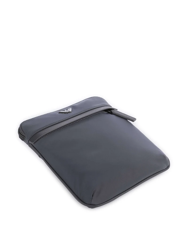 Emporio Armani Nylon Recycled Sac bandoulière blackened pearl